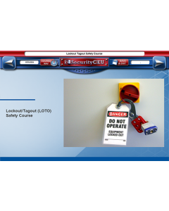 Lockout/Tagout (LOTO) Safety Course 1